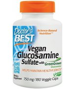 Doctor's Best Wegańska Glukozamina - Sulfate with GreenGrown, 750mg - 180 kapsułek