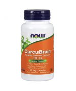 Now Foods CurcuBrain 400mg - 50 kapsułek