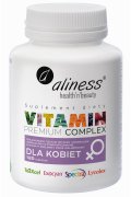 Aliness Premium Vitamin Complex dla kobiet - 120 tabletek