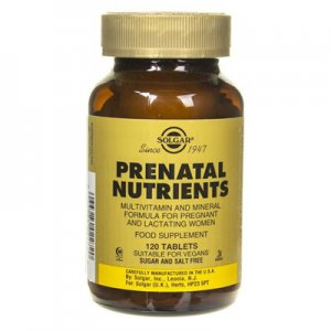 SOLGAR Prenatal Nutrients - Witaminy i minerały dla kobiet w ciąży 120 tabletek