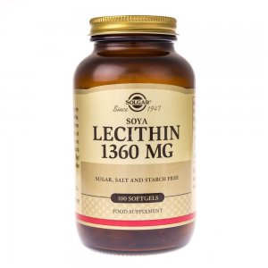 Solgar Lecytyna sojowa 1360 mg 100 kaspułek żelowych