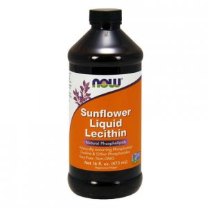 NOW FOODS Lecytyna słonecznikowa w płynie - Liquid 473ml