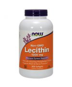 NOW FOODS Lecytyna sojowa 1200mg - 200 kapsułek