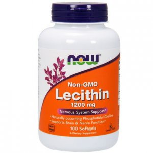 NOW FOODS Lecytyna sojowa 1200mg