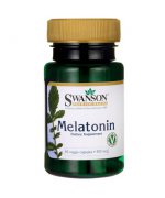 SWANSON Melatonina 500µg - 60 kapsułek