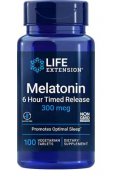 Life Extension Melatonin 6 Hour Timed Release, 300mcg - 100 tabletek