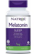 Natrol Melatonin Time Release, 1mg Melatonina powolne uwalnianie - 90 tabletek