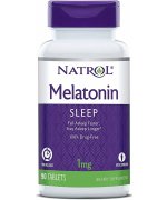 Natrol Melatonin Time Release, 1mg Melatonina powolne uwalnianie - 90 tabletek