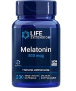 Life Extension Melatonin, 500mcg - 200 kapsułek
