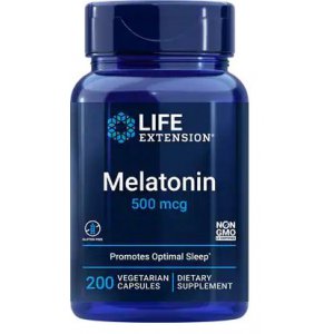 Life Extension Melatonin, 500mcg