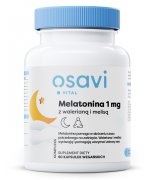 Osavi Melatonina z Walerianą i Melisą, 1mg - 60 kapsułek