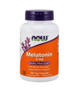 NOW FOODS Melatonina 3 mg na sen - 180 kapsułek
