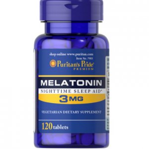 Puritans Pride Melatonina 3 mg 120 tabletek