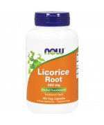 NOW FOODS Licorice Root (Korzeń Lukrecji) 450mg - 100 kapsułek