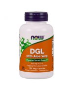 NOW FOODS DGL (Lukrecja) z Aloe Vera - 100 kapsułek