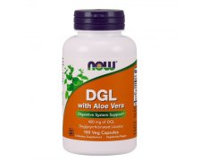NOW FOODS DGL (Lukrecja) z Aloe Vera