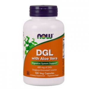 NOW FOODS DGL (Lukrecja) z Aloe Vera