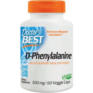 DOCTOR'S BEST D-Phenylalanine - fenyloalanina 500mg