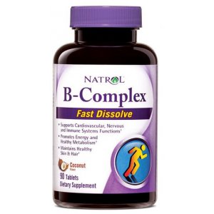 Natrol B-Complex Fast Dissolve Complex B szybkie wchłanianie