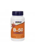 Now Foods Witamina B-50 - Kompleks Witamin B - 100 tabletek