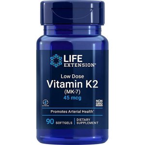 Life Extension Low Dose Vitamin K2 (MK-7) - witamina K2, 45mcg