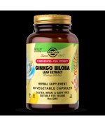 Solgar Ginkgo Biloba Leaf Extract - Miłorząb japoński - 60 kapsułek