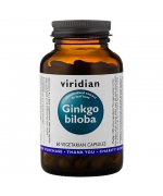 VIRIDIAN Ginkgo biloba Ekstrakt - 60 kapsułek