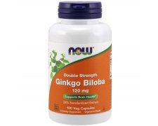 NOW FOODS Ginkgo Biloba Podwójna moc 120mg