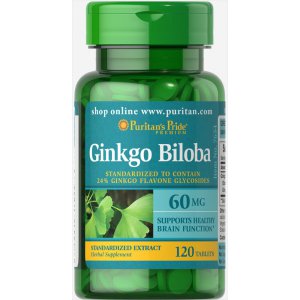 Puritan's Pride Ginkgo Biloba 60 mg - 120 tabletek