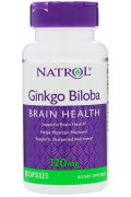 Natrol Ginkgo Biloba, 120mg miłorząb japoński - 60 kapsułek