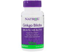 Natrol Ginkgo Biloba, 120mg miłorząb japoński