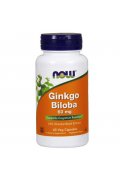 NOW Foods Ginkgo Biloba (Miłorząb japoński) 60mg - 60 kapsułek