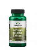 SWANSON Ginkgo Biloba 24% ekstrakt (Miłorząb japoński) 60mg - 120 kapsułek