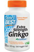 Doctor's Best Ginkgo Biloba ekstrakt - Extra Strength Ginkgo, 120mg - 360 kapsułek
