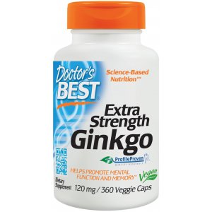 Doctor's Best Ginkgo Biloba ekstrakt - Extra Strength Ginkgo, 120mg