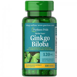 PURITANS PRIDE Ginkgo Biloba (Miłorząb japoński) 120mg