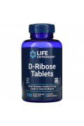 Life Extension D-Ribose (D-Ryboza) - 100 wegetariańskich tabletek - 100 tabletek