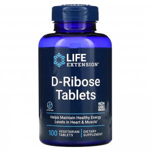 Life Extension D-Ribose (D-Ryboza) - 100 wegetariańskich tabletek