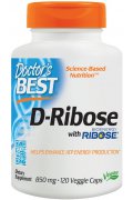 DOCTOR'S BEST D-ryboza (D-Ribose) 850mg 120 kapsuek - 120 kapsuek
