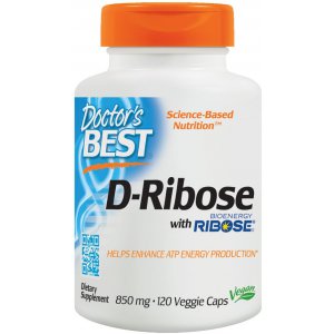 DOCTOR'S BEST D-ryboza (D-Ribose) 850mg 120 kapsuek