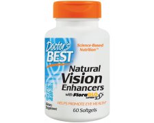 DOCTOR'S BEST Natural Vision Enhancers - Luteina, Zeaksantyna, Omega3