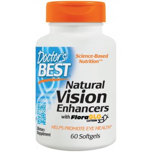 DOCTOR'S BEST Natural Vision Enhancers - Luteina, Zeaksantyna, Omega3