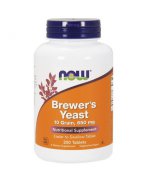NOW FOODS Brewer's Yeast (Drożdże piwne) - 200 tabletek