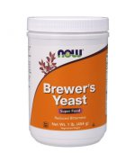 NOW Brewer's Yeast powder (Drożdże piwne) proszek 454g - Proszek 454g