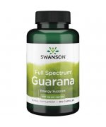 SWANSON Guarana 500mg - 100 kapsułek