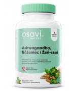 Osavi Ashwagandha + Różeniec i Żeń-szeń - 120 kapsułek