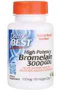 Doctor's Best Bromelaina High Potency Bromelain 3000 GDU, 500mg - 90 kapsułek