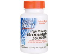 Doctor's Best Bromelaina High Potency Bromelain 3000 GDU, 500mg