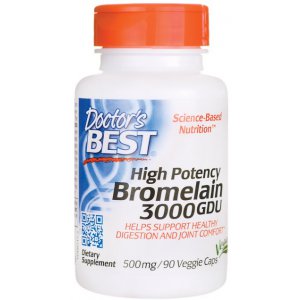 Doctor's Best Bromelaina High Potency Bromelain 3000 GDU, 500mg