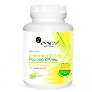 ALINESS Bromelaina Papaina 500/200mg